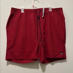 New Outerknown Crimson Swim Trunks